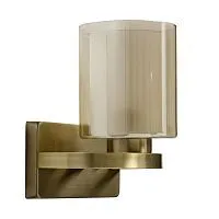 Бра LUMION  6524/1W RIVERLY стекло/коричневое 